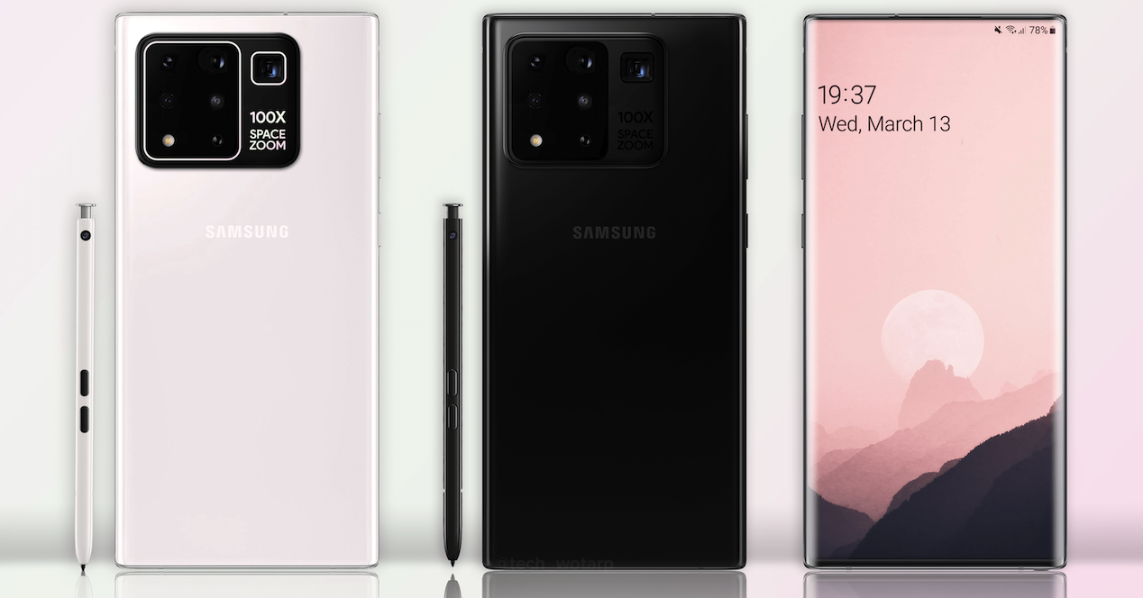 Galaxy Note 20 render