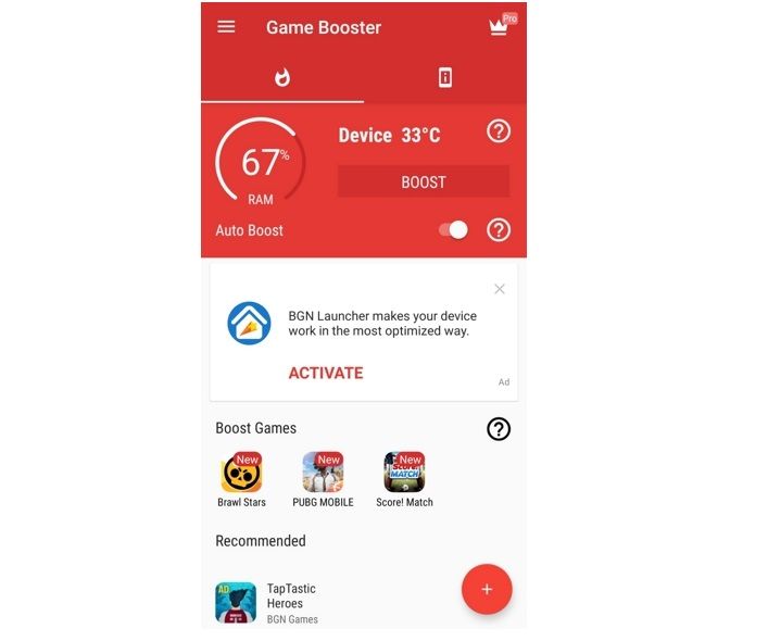 game booster android
