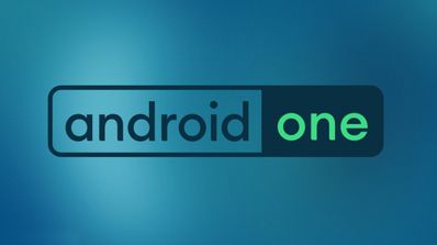 logo de android one fondo turquesa