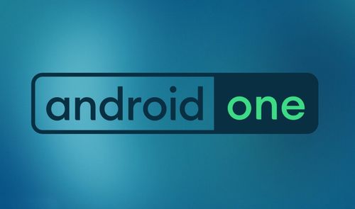 logo de android one fondo turquesa
