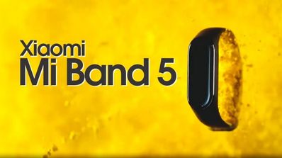 mi band 5 fondo amarillo