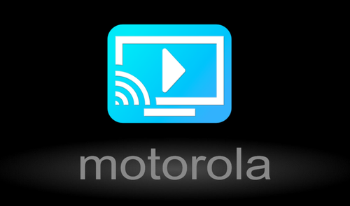 motorola y símbolo de chromecast