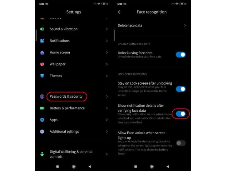 notificaciones pantalla bloqueo
