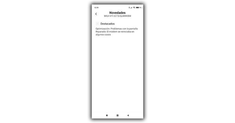 novedades miui xiaomi