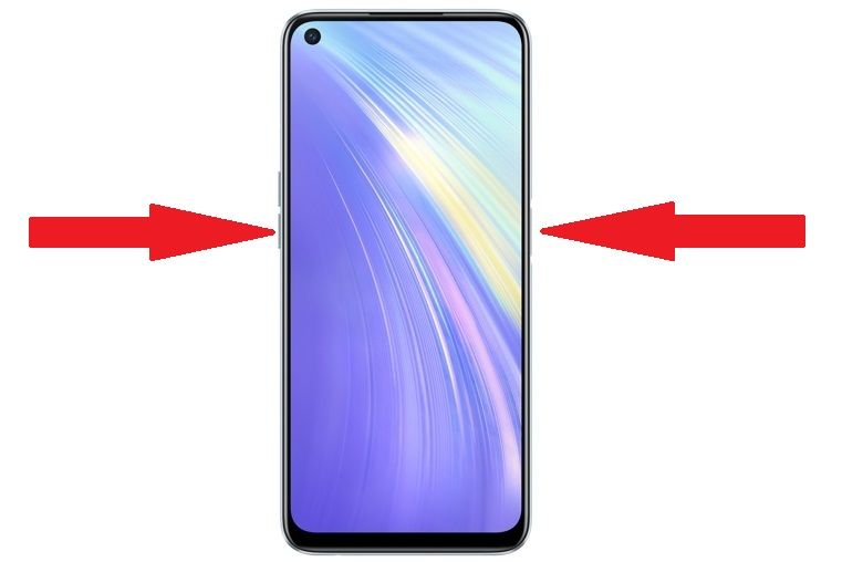 realme 6 captura de pantalla