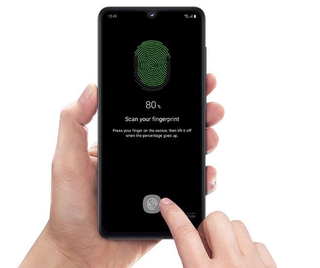 samsung galaxy a41 sensor en pantalla