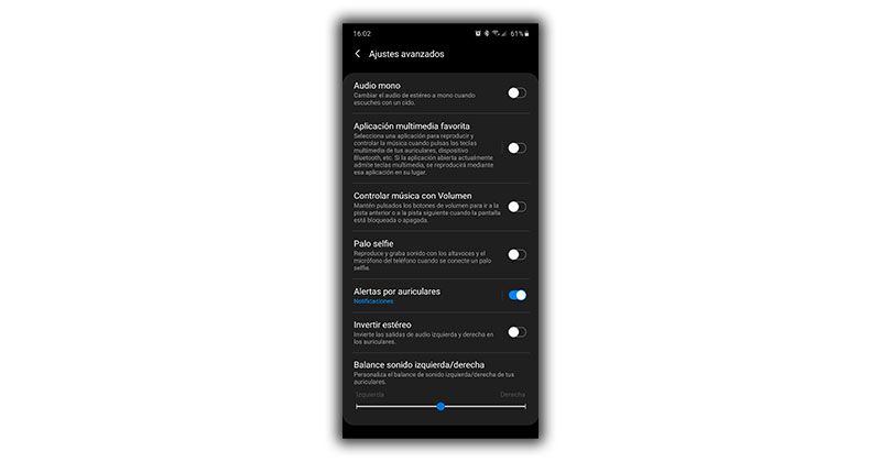 sound assistant ajustes