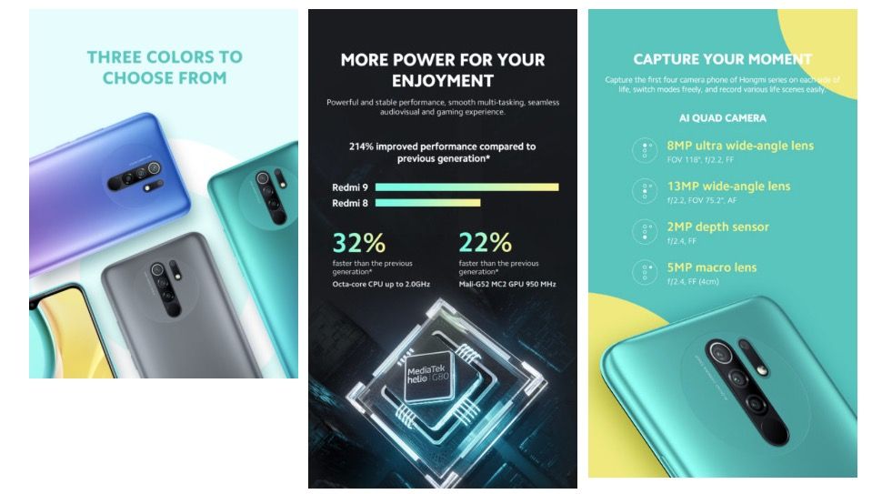 Fotos Redmi 9