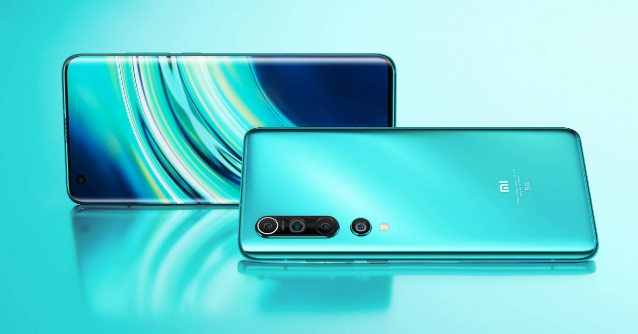 Xiaomi Mi 10 fondo verde