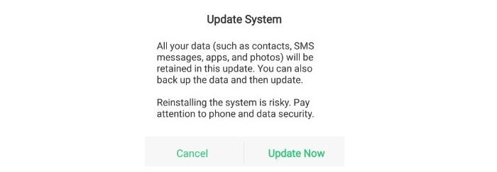 How to fix Realme mobile update problems