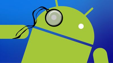 android con monoculo