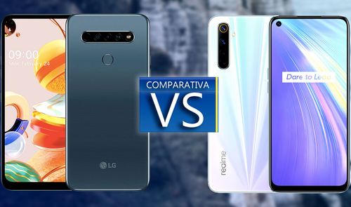 comparativa lg k61 vs realme-6