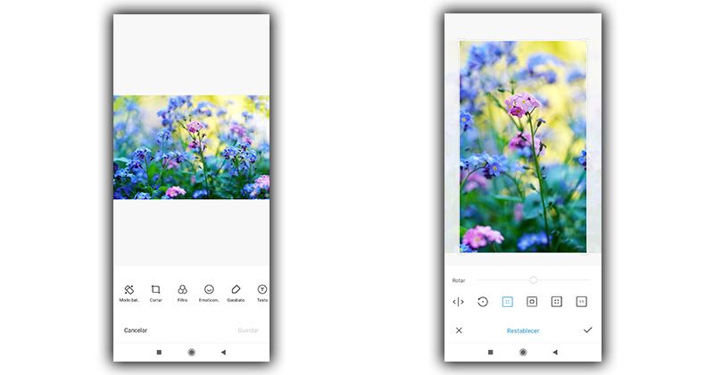 editar recortar xiaomi