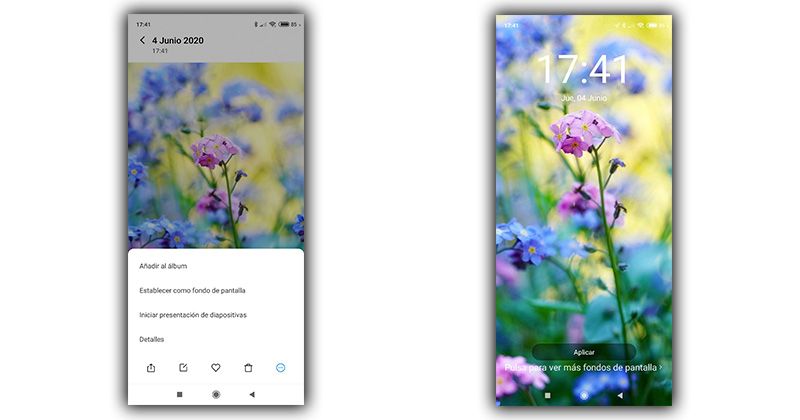 establecer fondo xiaomi