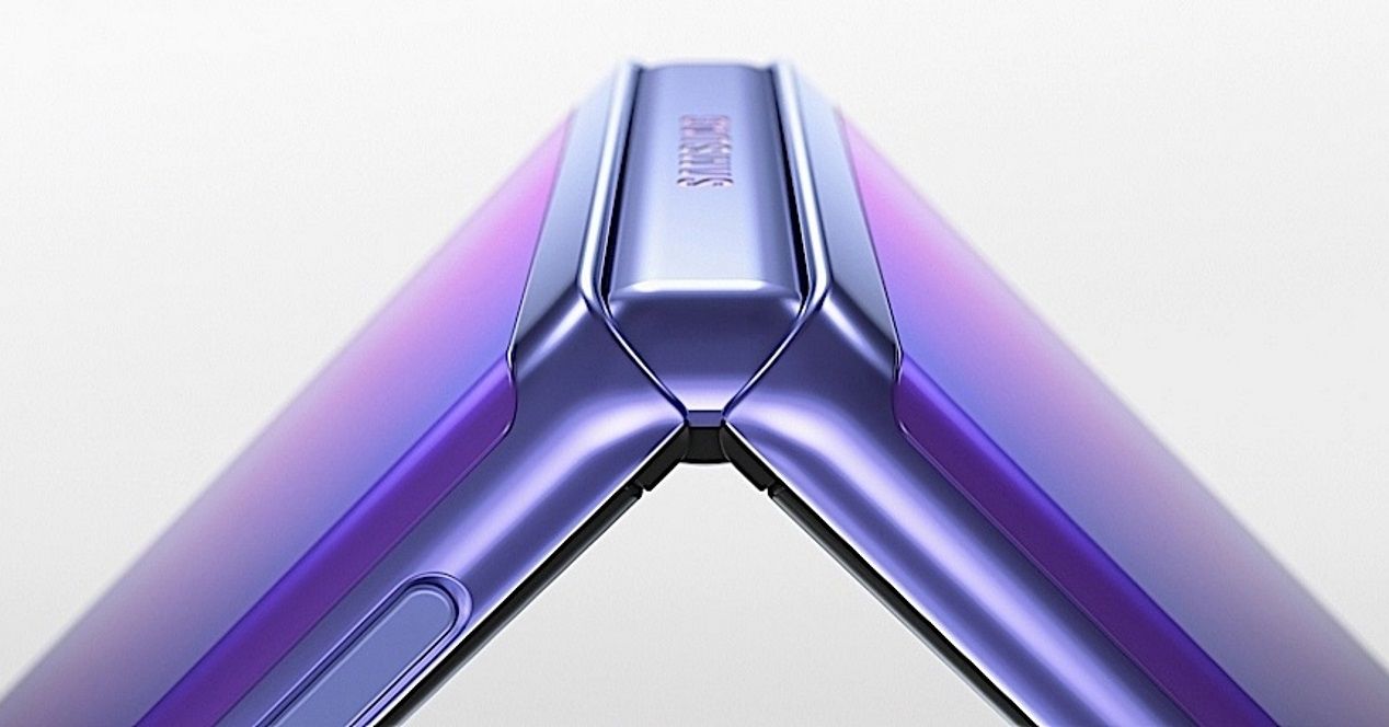 galaxy z flip plegado