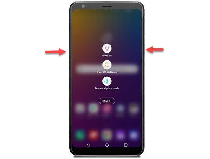lg captura de pantalla teclas