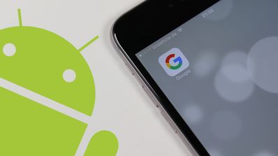 movil con app de google