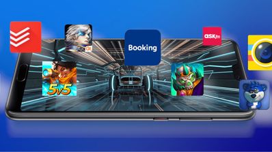 movil huawei con apps