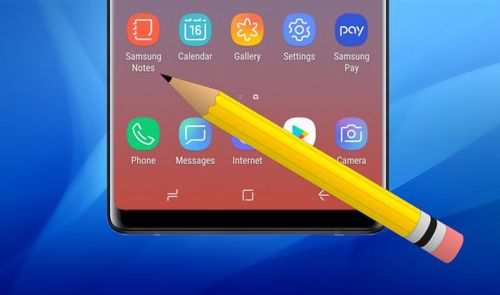 movil samsung y lapiz