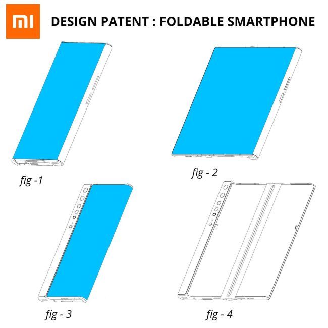 patente xiaomi plegable