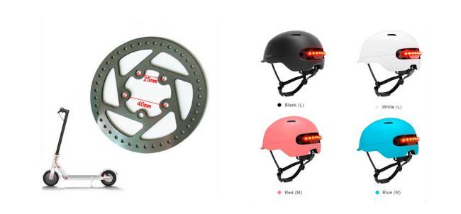 Xiaomi patinete accesorios