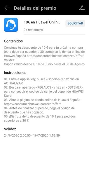 regalo Huawei app gallery