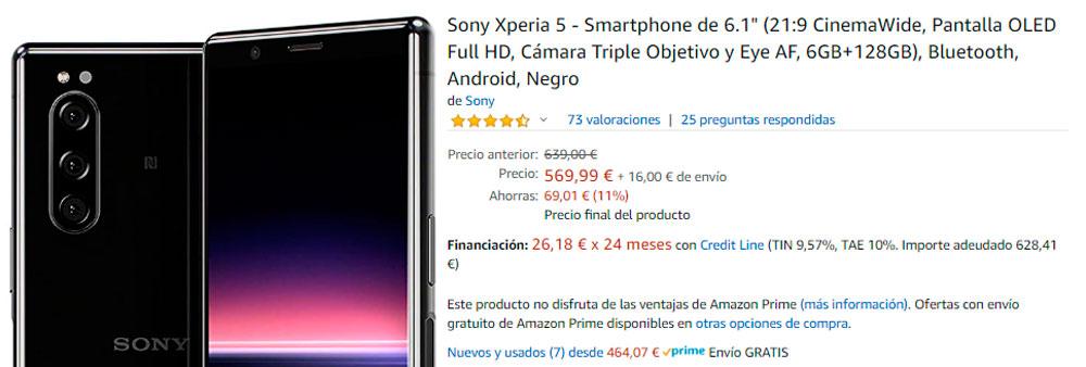 Oferta Sony Xperia 5