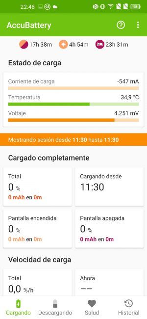 Datos batería TCL 10L