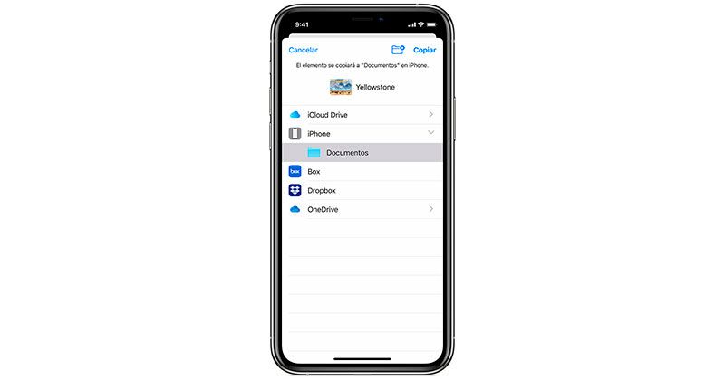 archivos iphone