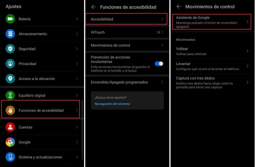 asistente de google en huawei