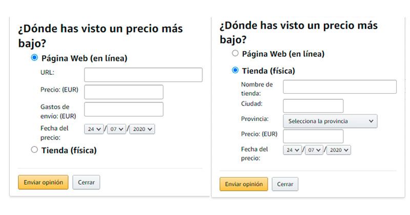 bajar precio movil amazon