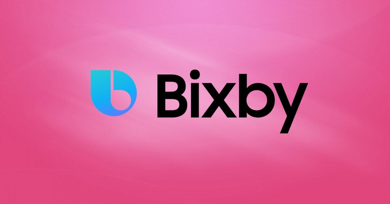 bixby logo y fondo rosa