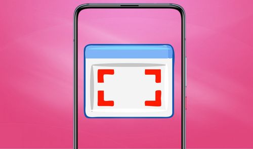 captura de pantalla y fondo rosa