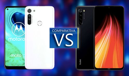 comparativa motorola moto g8 vs redmi note 8