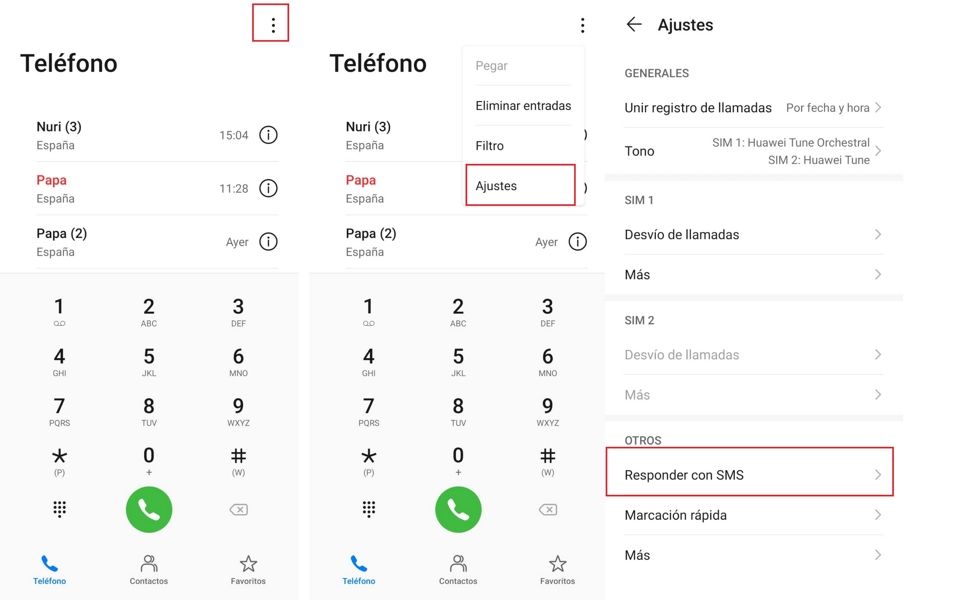 editar respuestas rápidas en Huawei 01