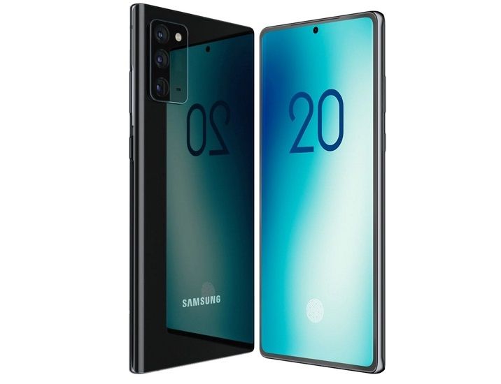 galaxy note 20 render negro
