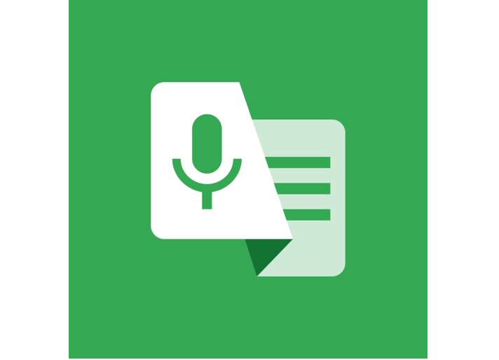 google transcripción icono