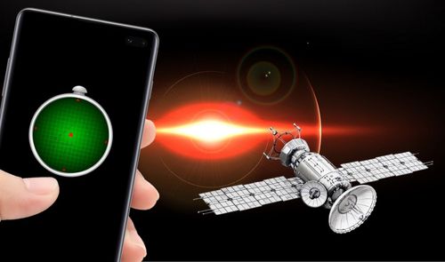 gps en el movil y en el espacio