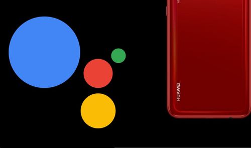 huawei logo y asistente de google