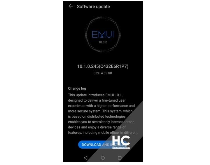 huawei mate 20 x con emui 10.1