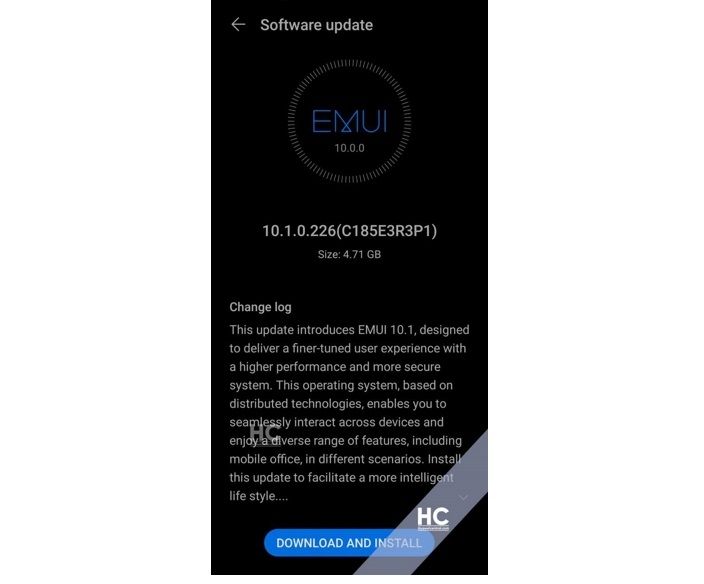 huawei nova 5t emui 10.1