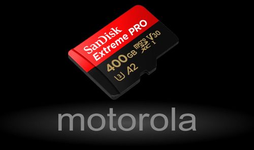 motorola logo y microsd