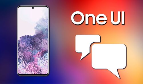 one ui mensajes samsung