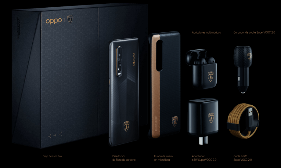 oppo find x2 pro lamborguini caja