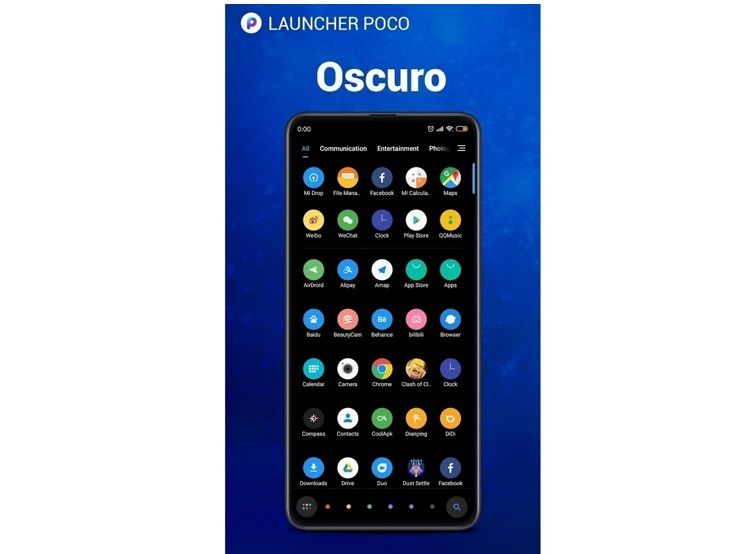 oscuro launcher poco