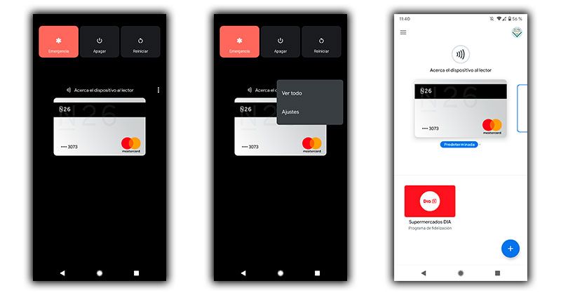 pagar menu encendido android 11