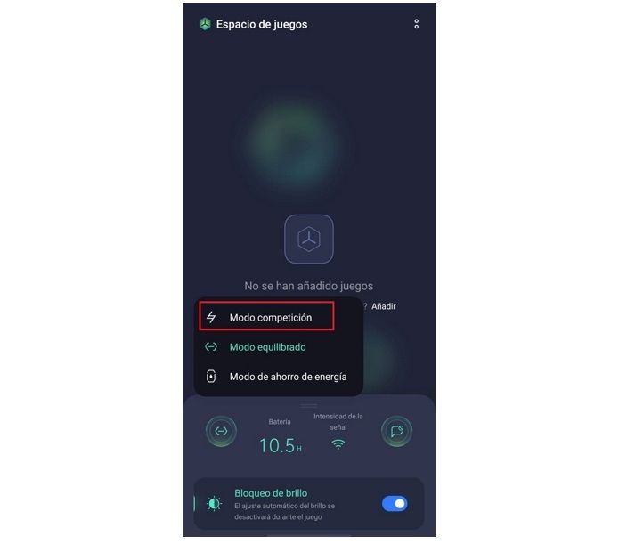 realme modo rendimiento juegos
