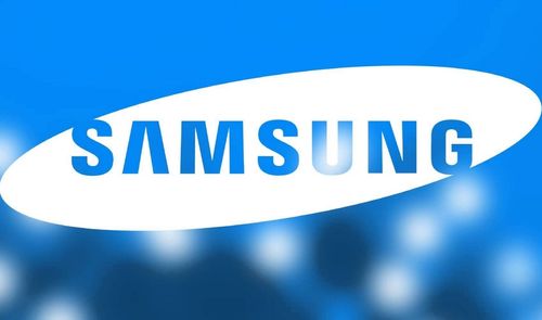samsung logo azul