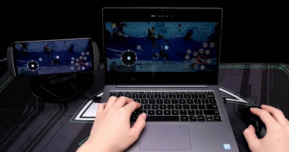 xiaomi black shark 3s conectado al pc
