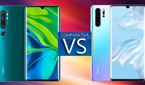 xiaomi mi note 10 vs huawei p30 pro